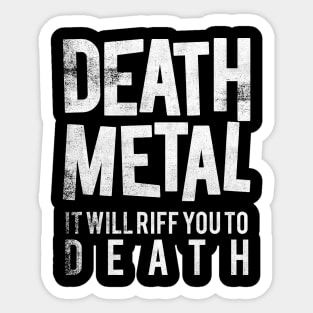 Death Metal Sticker